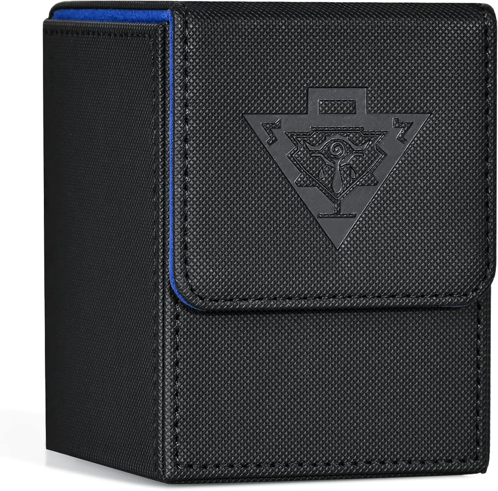 ZLCA Card Deck Box for MTG Yugioh TCG, Card Storage Box with Dividers Holds 100+