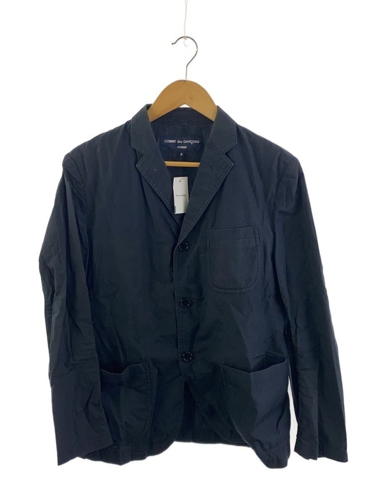 Comme des Garçons Homme Cotton Tailored Jacket Men Size S Navy Auth FromJapan RA