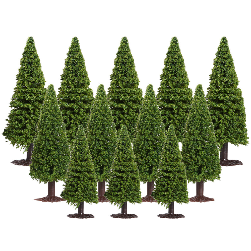 Model Cedar Tree Micro Landscape Decoration Scale Trees Woman