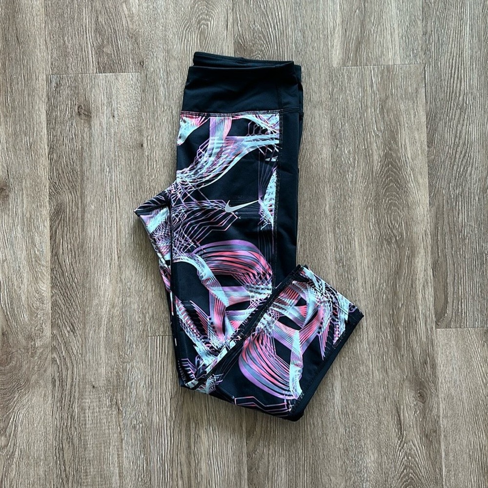 Nike Power Dri-Fit Print Crop Leggings