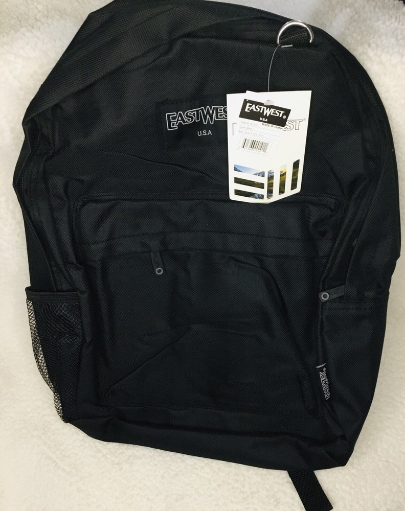 east west USA B101S Black backpack