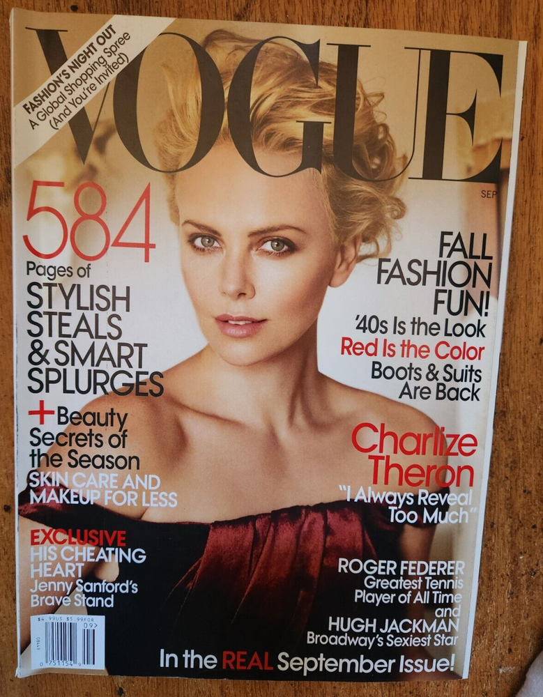 Vogue Magazine September 2009 Charlize Theron The SEPTEMBER Issue