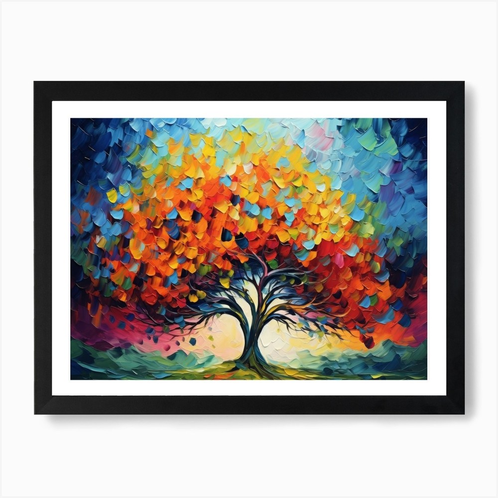 Tree Of Life 8 Art Print Framed Wall Art Poster Canvas Print Picture