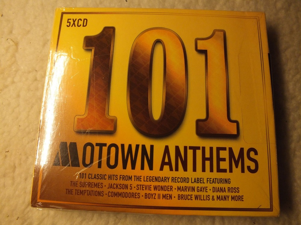101 Motown Anthems. 5 Cd set. Various artists. New sealed.