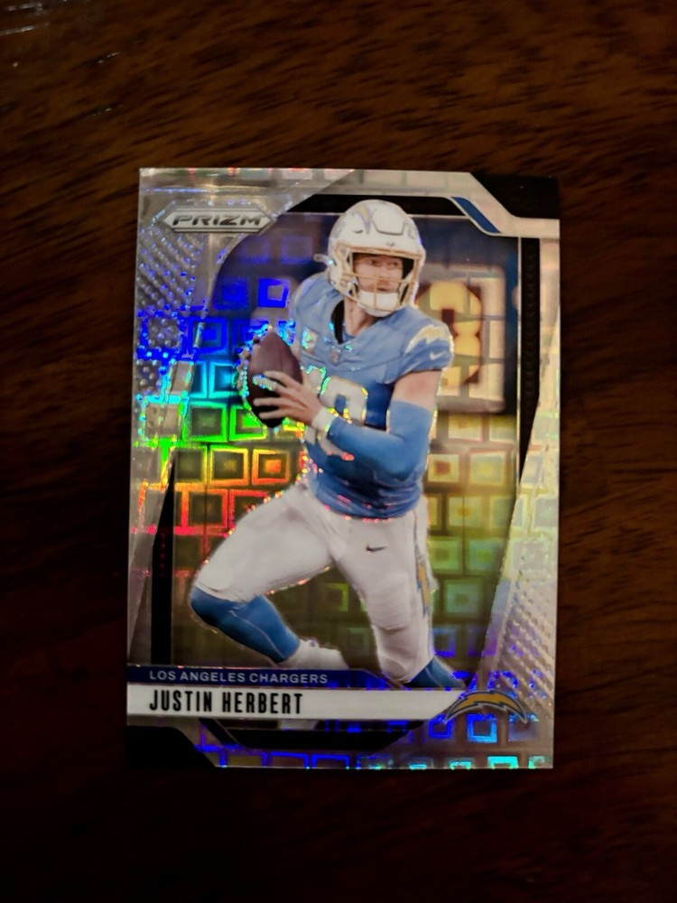 Justin Herbert 2024 Panini Prizm Pandora 400 Limited Chargers QB Card 157