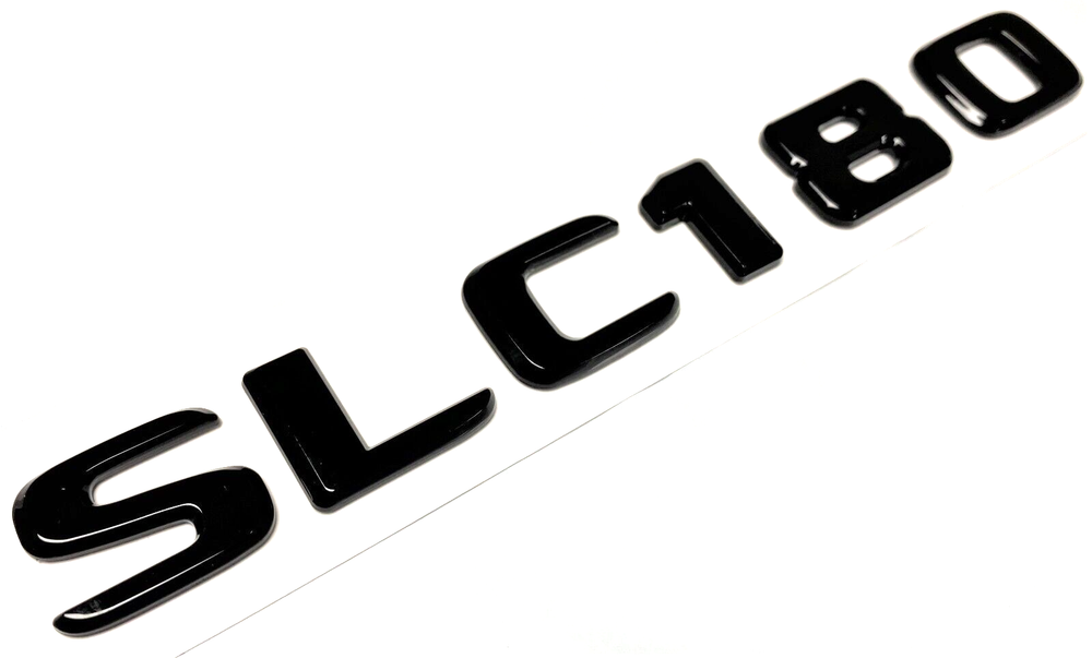 GLOSS SLC180 BLACK FOR MERCEDES REAR TRUNK EMBLEM BADGE NAMEPLATE DECAL LETTERS