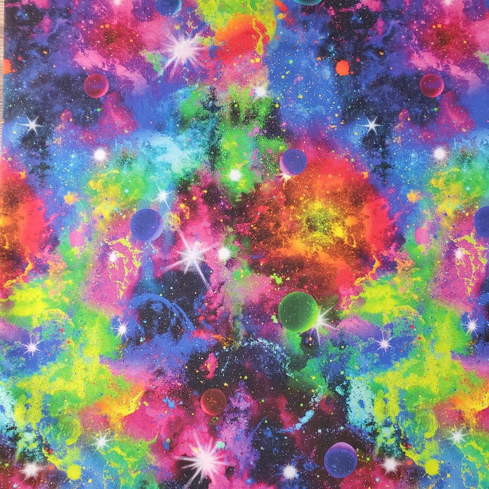 Cosmic Celestial Space 1 3/4 yards (63