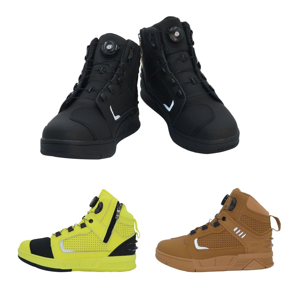 Motorcycle Shoes Anti-Slip Boots Motorcycle for Men Breathable Protective 40-45