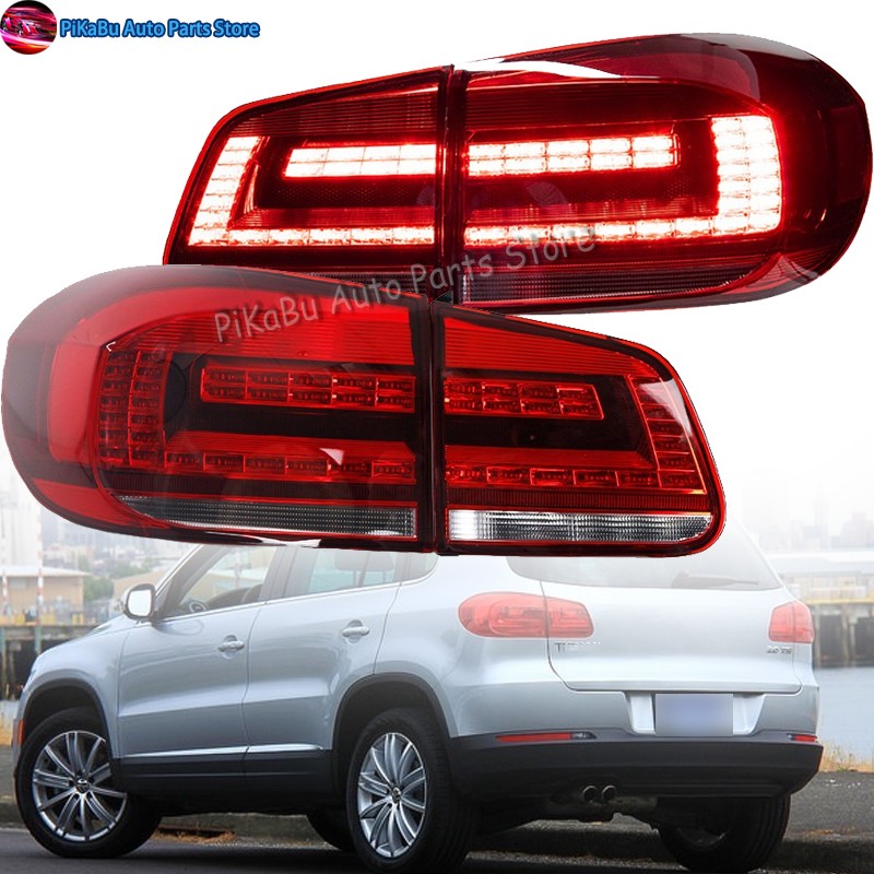 LH&RH LED Tail Light For Volkswagen VW Tiguan 2013-2017 Rear Brake Stop Lamp
