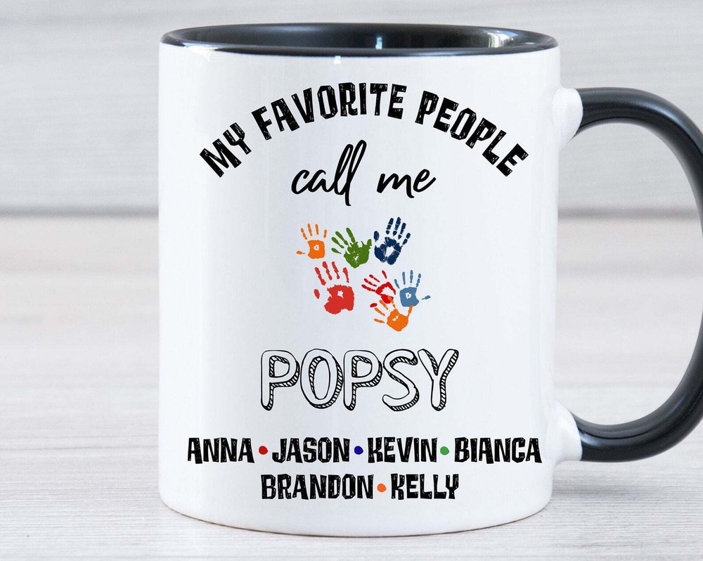 Popsy Gift Popsy Mug Personalized Popsy Fathers Day Popsy Gift Personalized
