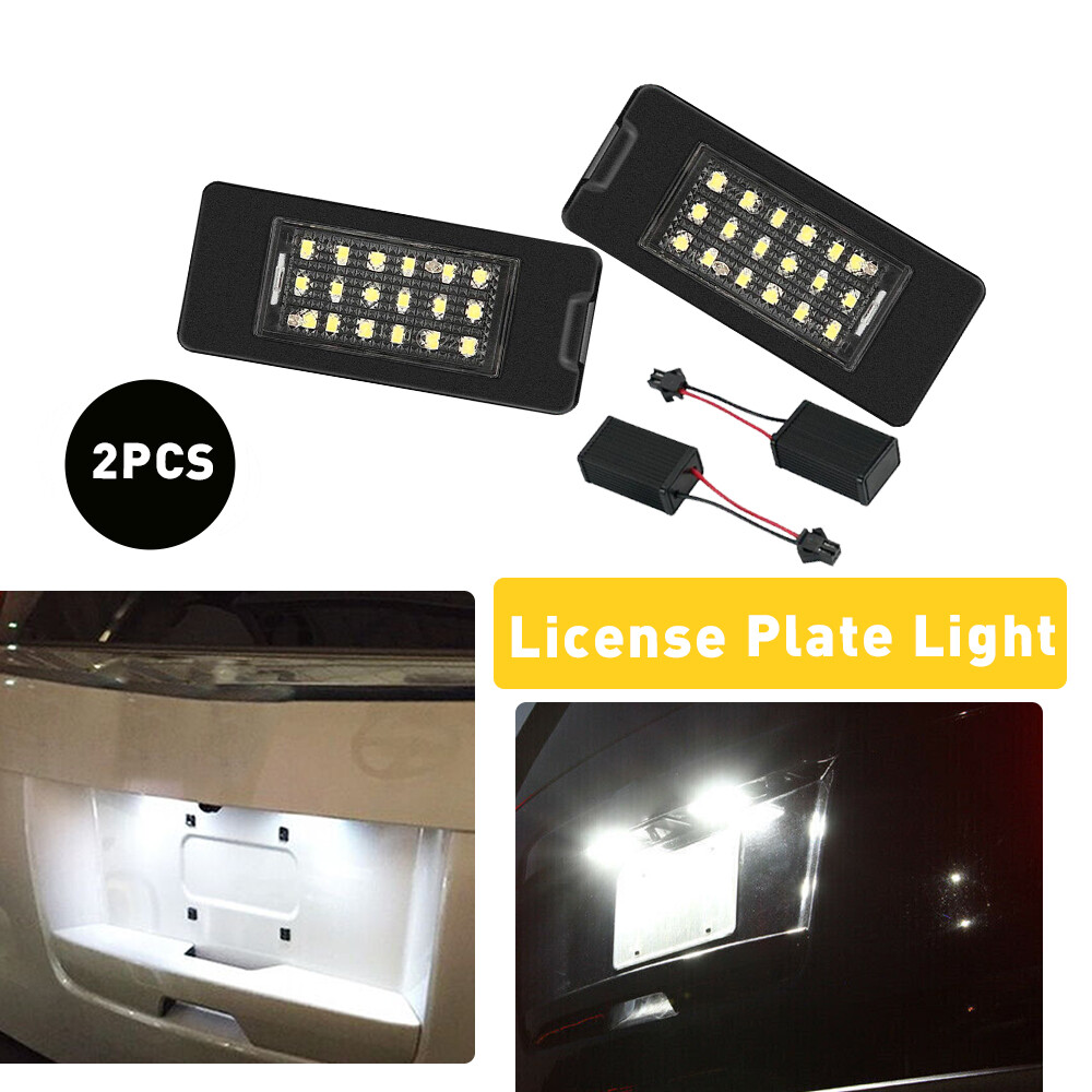BRIGHT WHITE LED License Plate Lights For 15-20 Tahoe/Suburban/Yukon XL/Escalade