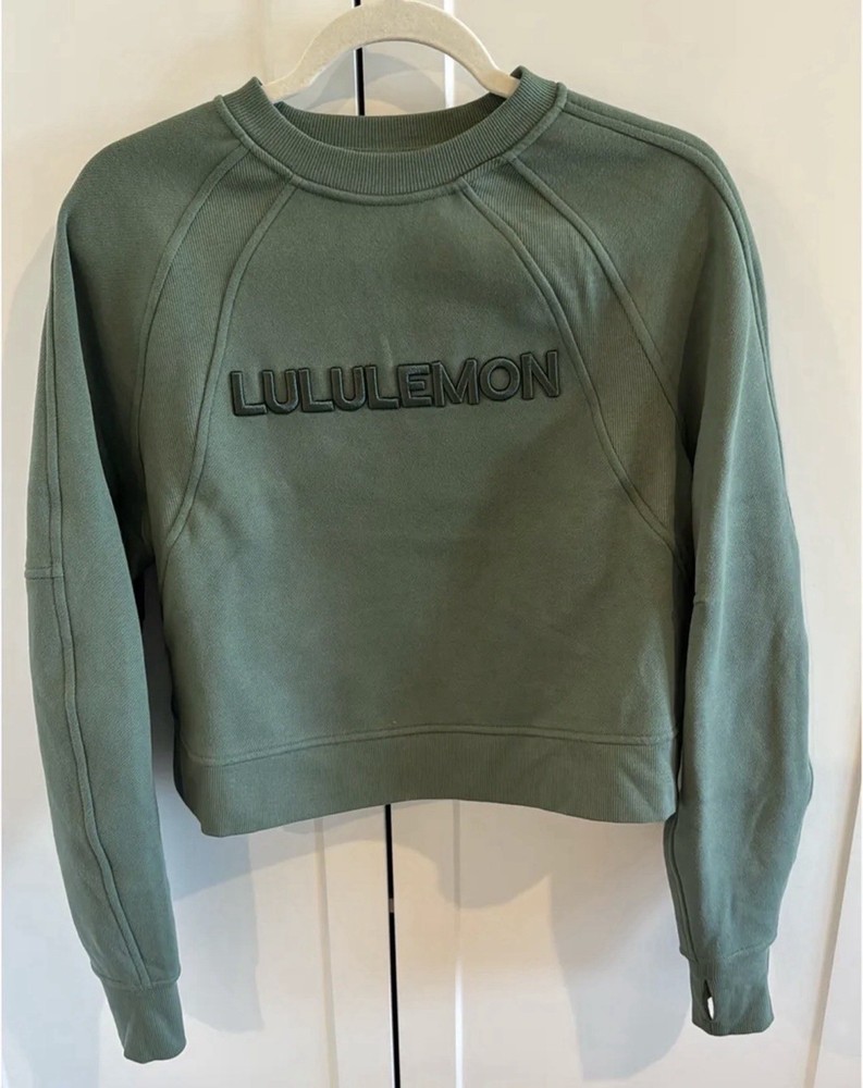 Green Lululemon Scuba Crewneck