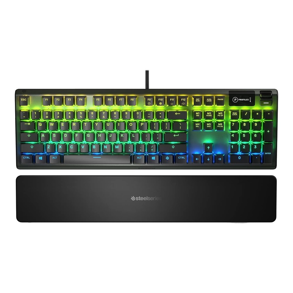 USB Apex 5 Hybrid Mechanical Gaming Keyboard with Per-Key RGB Illumination and Air Technology