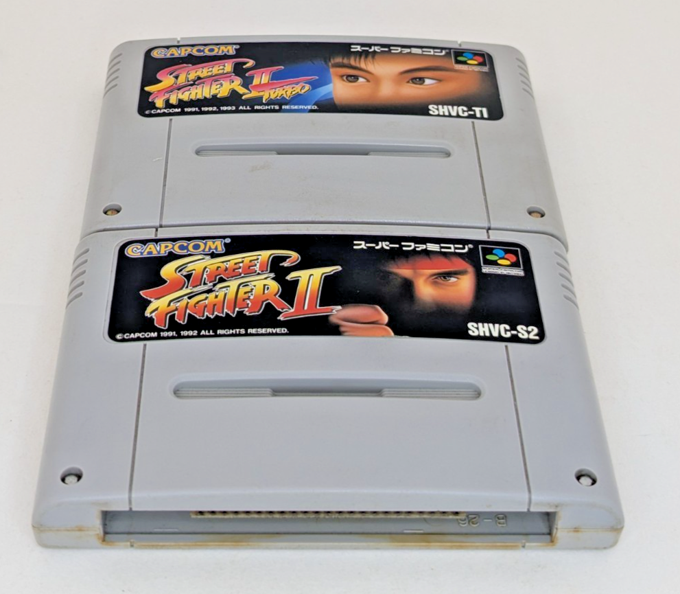 Street Fight 2 & SF2 Turbo Super Famicom SFC *US Seller* EBA-D