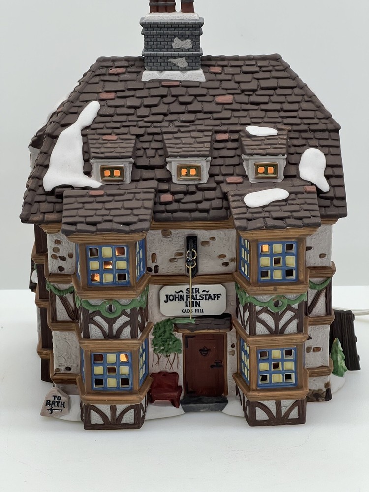Dept 56 Dickens Heritage Village Sir John Falstaff Inn 57533 Mint Condition