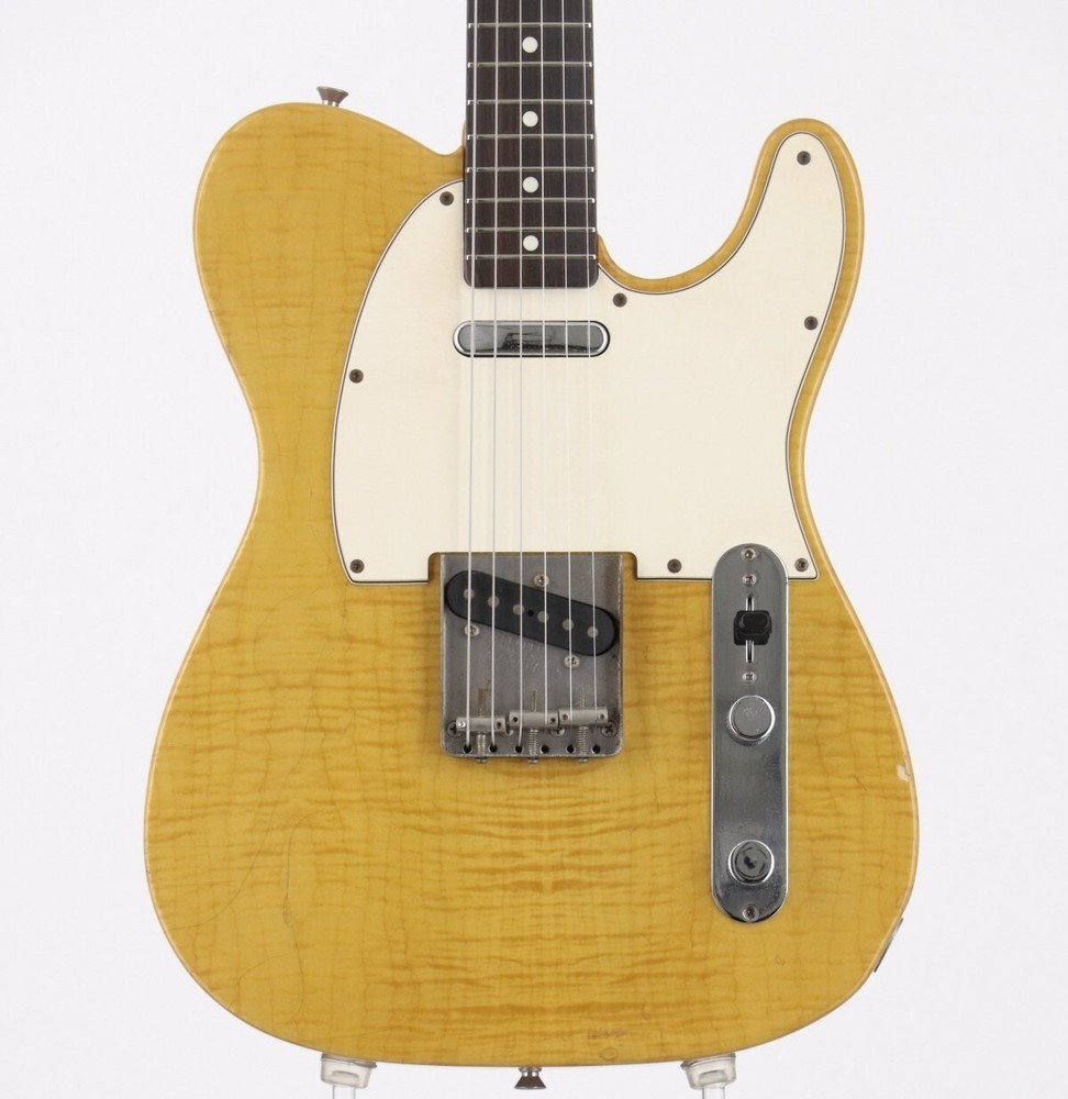 Fender Japan Telecaster TL62-70NS Foto Flame Natural 1985-1986 Electric Guitar