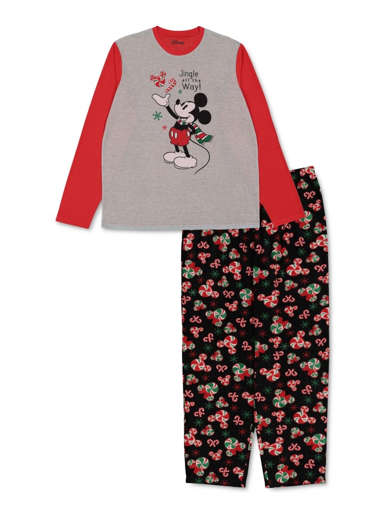 HYBRID APPAREL Womens Gray Top Elastic Band Straight leg Pants Pajamas M