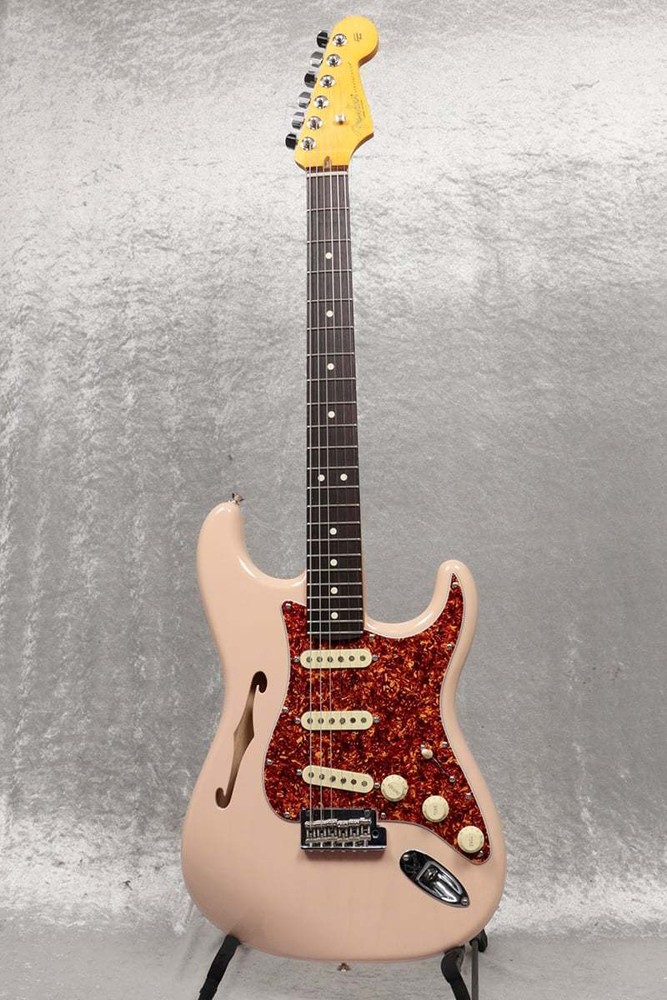 Fender LTD American Professional II Stratocaster Thinline Transparent Shell Pi