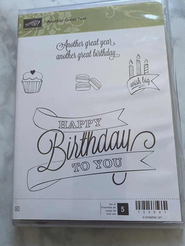 ANOTHER GREAT YEAR Stampin Up New Birthday Cupcake Big Wish-image