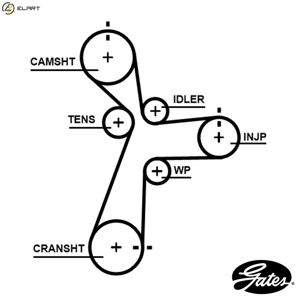 TIMING BELT 5696XS FOR HYUNDAI TUCSON/SUV/Van/III i40/CW KONA i30/Kombi KAUAI