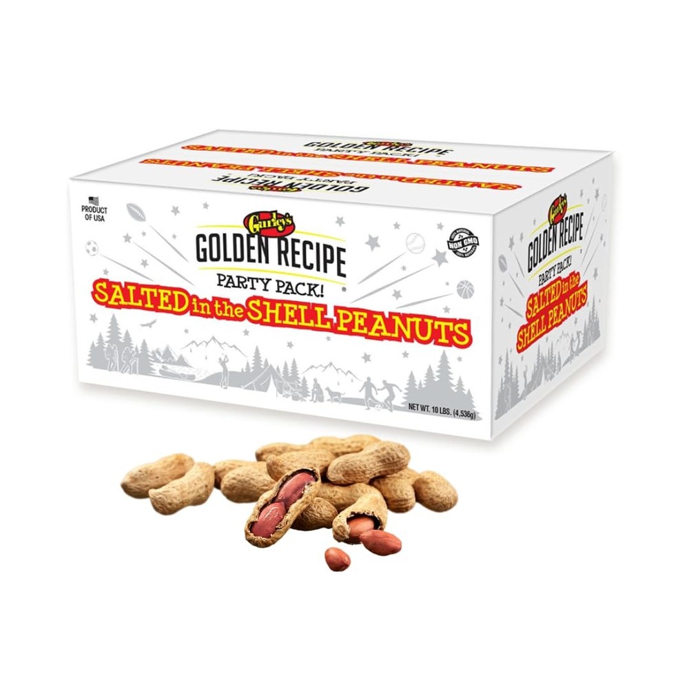 Peanuts Fire Roasted Salted In Shell Bulk Party Pack 10 lb Box