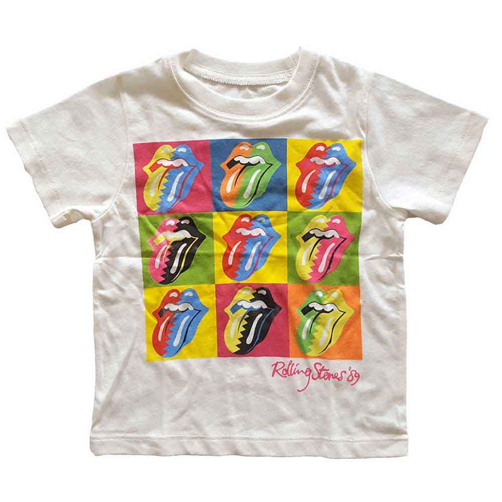 The Rolling Stones Toddler T Shirt Two Tone Tongues Official 12 months to 5 yrs