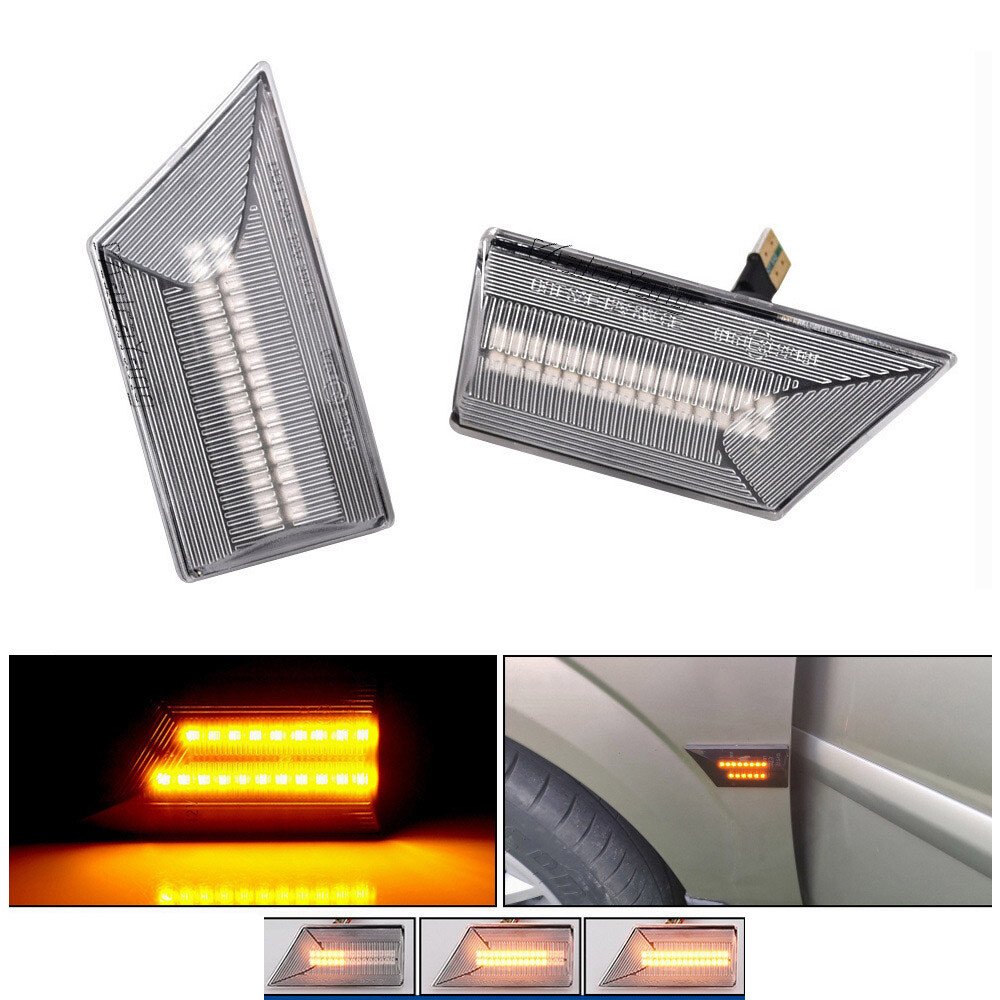 1Pair Car Side Turn Signal Light Lamp 93192381 93192382 for Opel Vectra C Signum