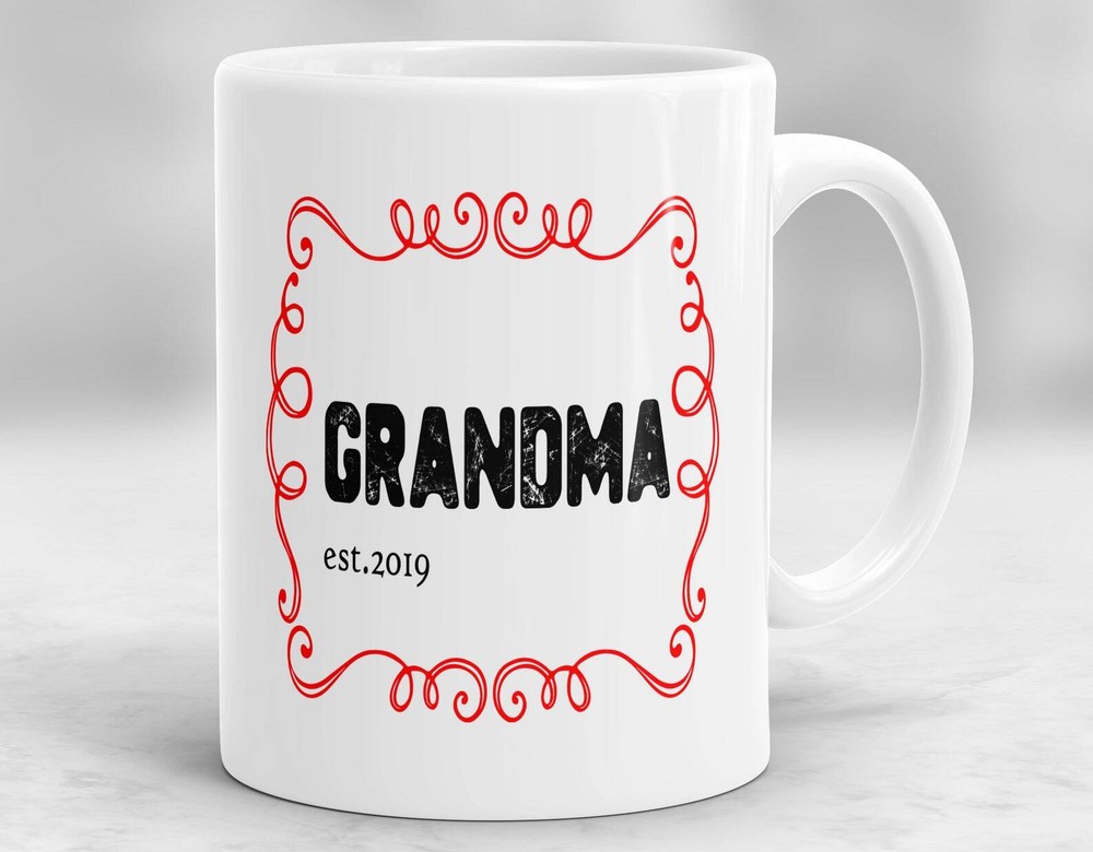 Grandma Est 2019 Mug Grandma Gift New Grandma Mug Personalized Grandma Gift