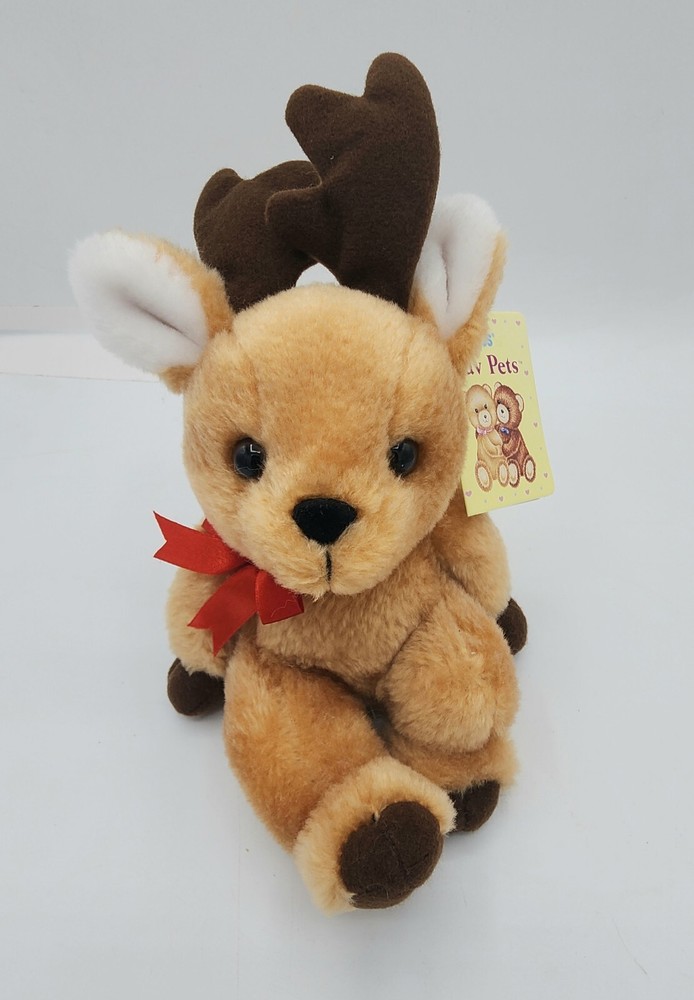 Russ Berrie Luv Pets Randi Reindeer Plush Stuffed Animal Toy Christmas 8