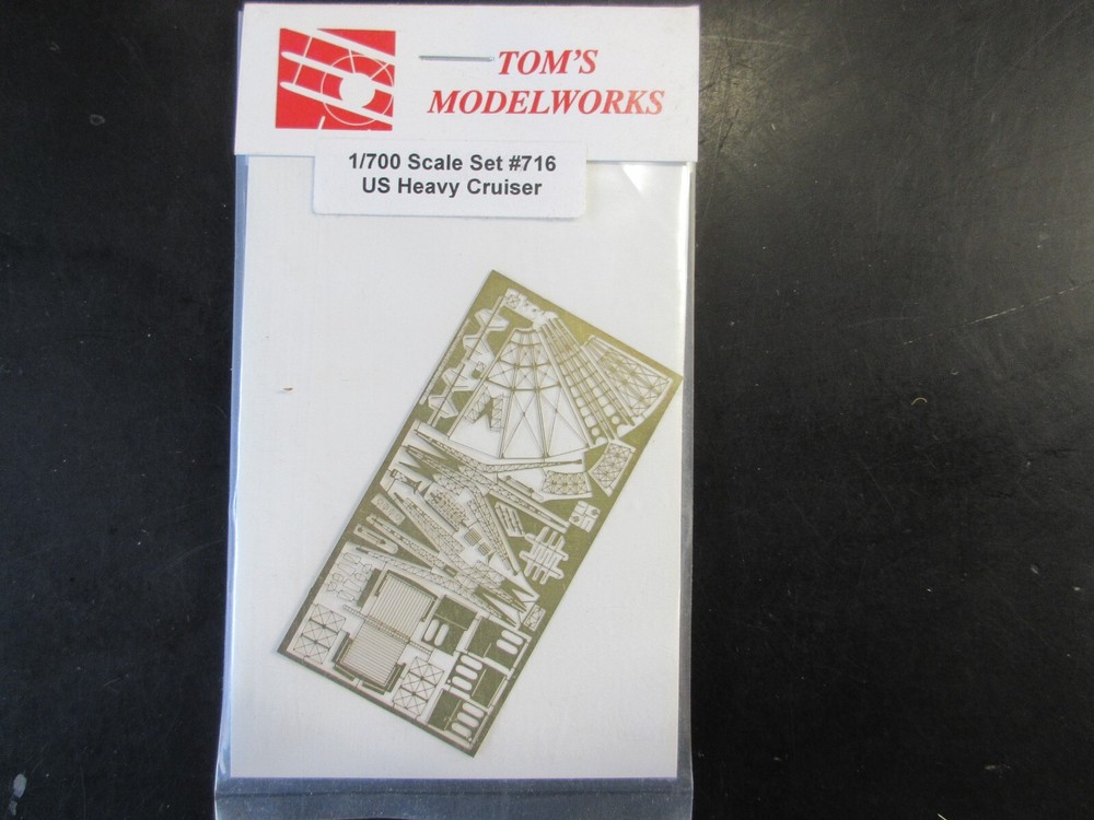 TOM'S MODELWORKS 1/700 U.S. CRUISER DETAILS SET photoetched set #716