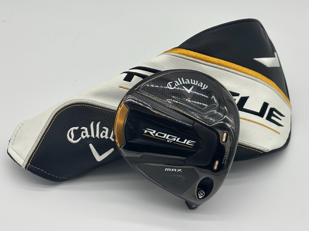 Callaway ROGUE ST MAX  Driver 10.5deg RH Head Only  headcover Used