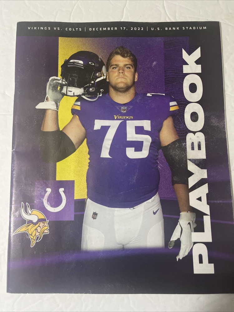 Minnesota Vikings Colts Game Day Program  12/17 2022 NFL RECORD COMEBACK