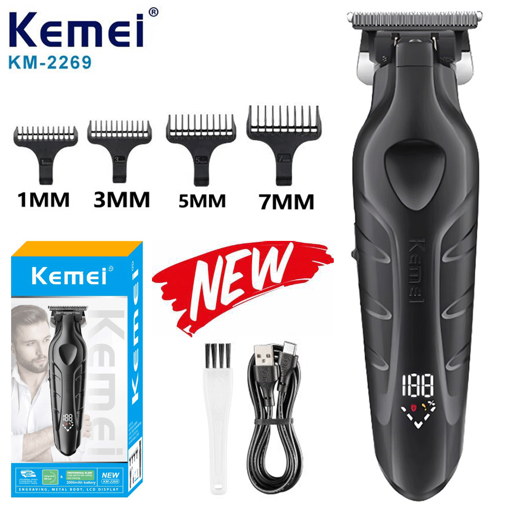 Kemei-2269 Cordless Electric Hair Trimmer Clipper Professional Cutting Machine