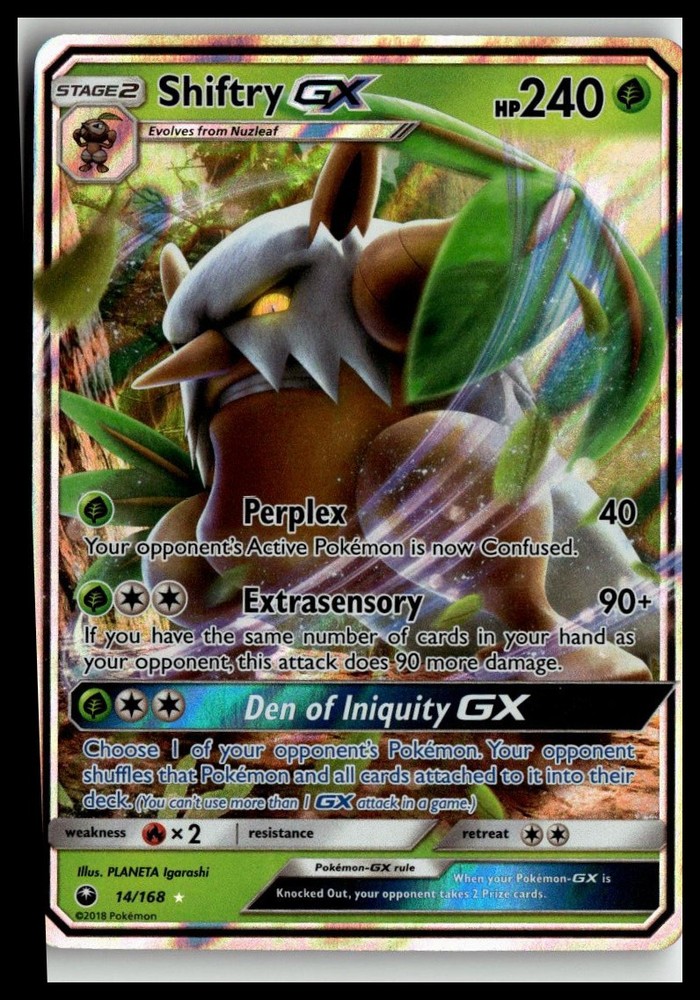 SM - Celestial Storm #14/168 Shiftry GX