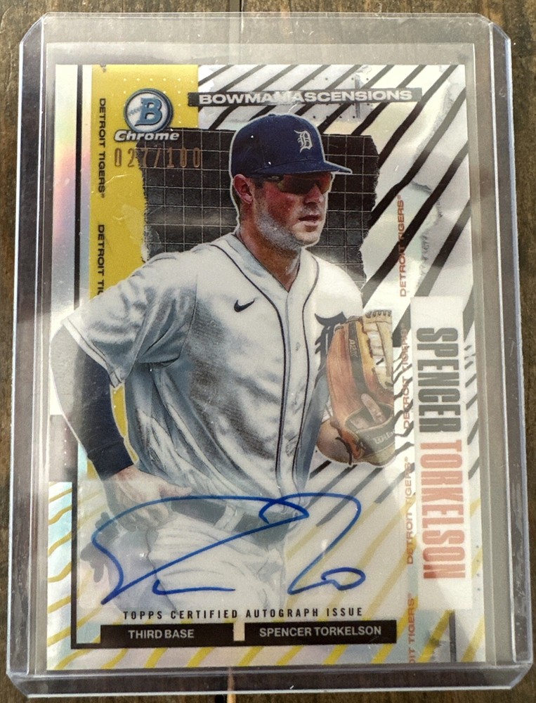 2021 Bowman Chrome Ascensions Autographs BA-1 Spencer Torkelson #27/100 Bonus