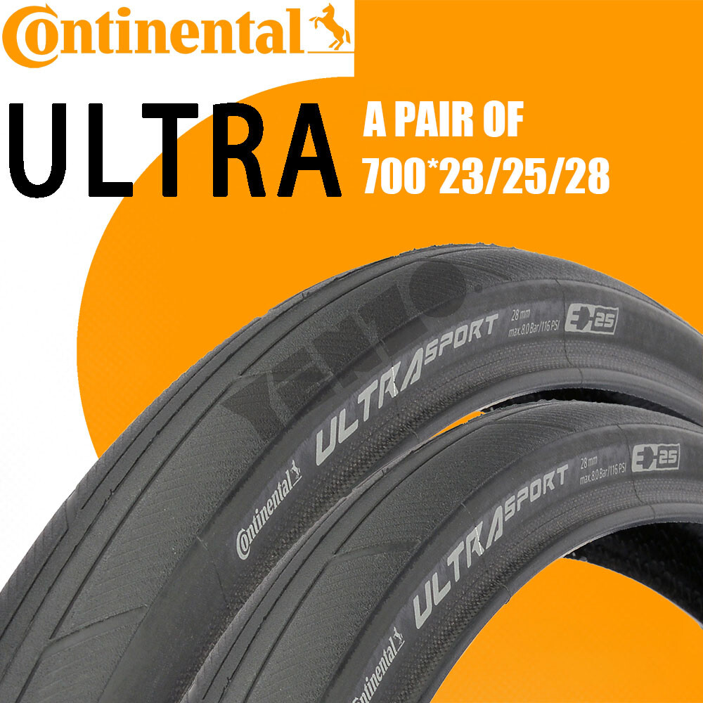 1 PAIR OF Continental ULTRA SPORT III 700x23/25/28c Road Bike Clincher Tire Tyre