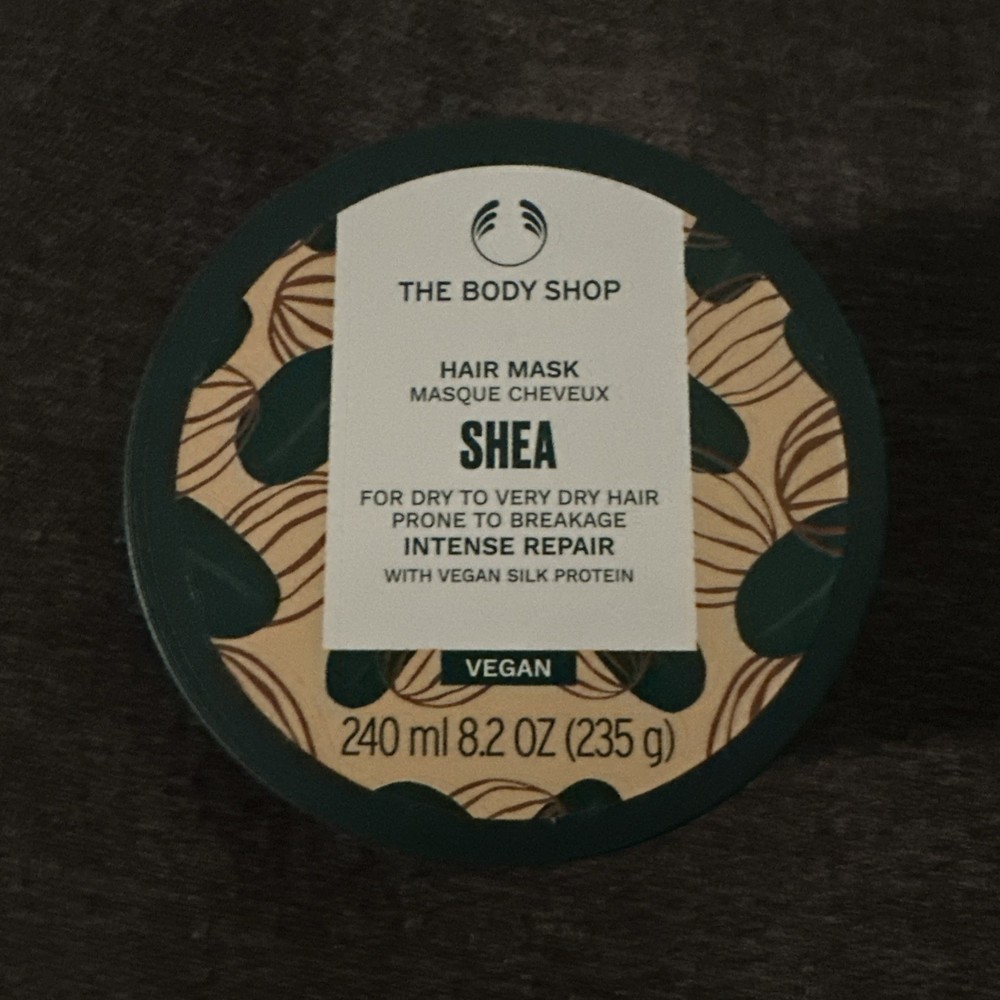 The Body Shop Shea Butter Richly Replenishing Hair Mask 240ml/8.2oz NEW