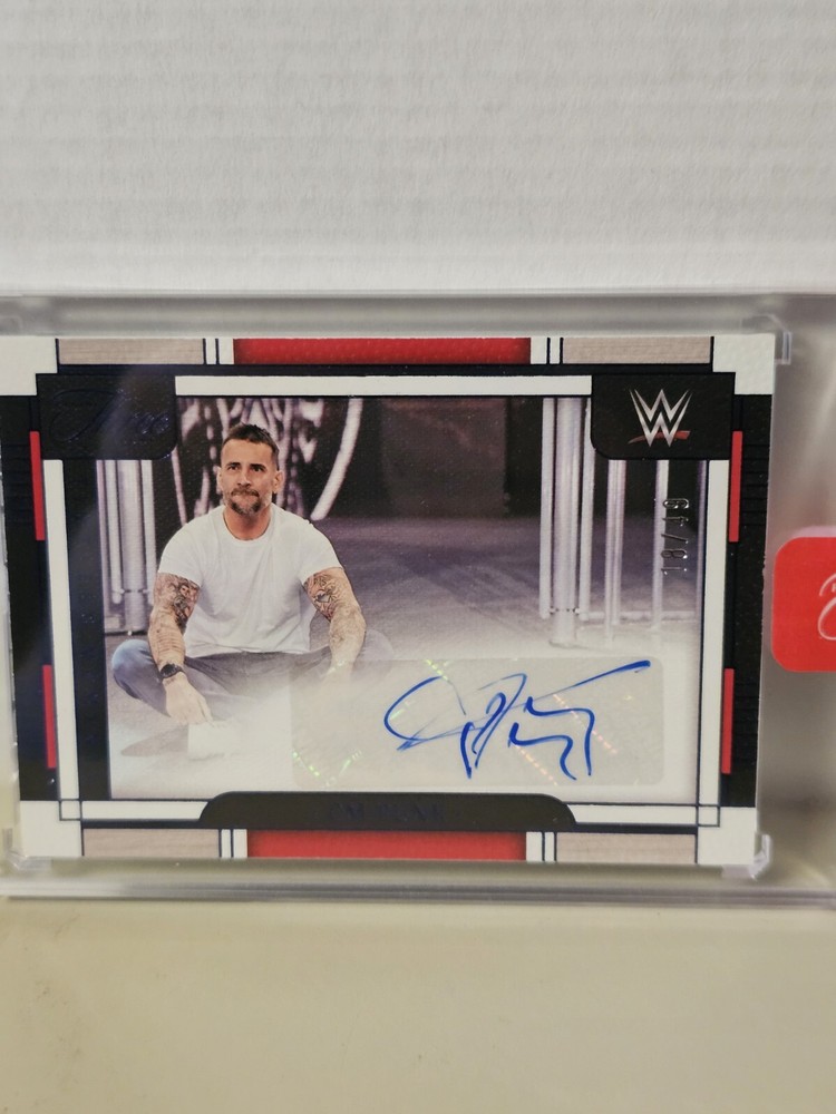Panini Three Count Wwe Cm Punk Auto /49