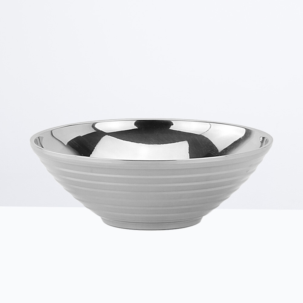 Stainless Steel Tableware Trumpet Bowl Noodle Bowl Stainless Steel Bowl
