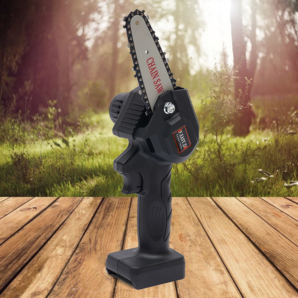24V Cordless Mini Chainsaw 4 Inch Handheld Battery Powered Electric Chain Saw