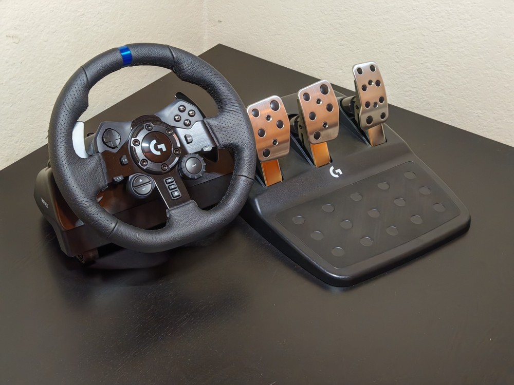Logitech G923 Racing Wheel & Pedals for PS5/PS4/PC - Tested - Working