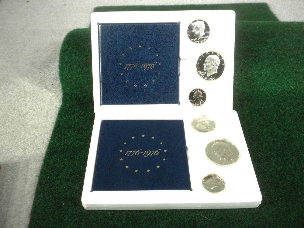 1776-1976 US Bicentennial Silver Proof 3 Coin Set - (2)  - FREE SHIPPING