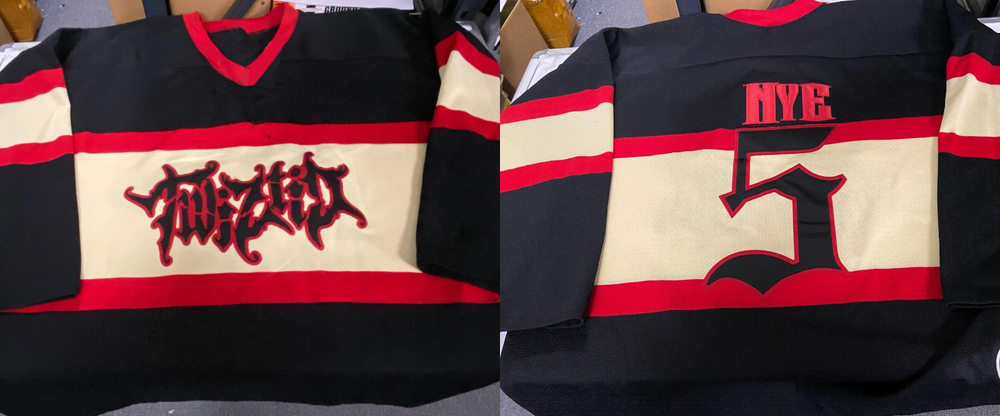 NEW RARE 2012 HARD TO FIND TWIZTID NEW YEARS EVIL 5 JERSEY US2113-image