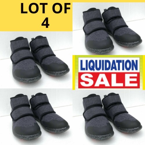 CLEARANCE SALE LOT 4 PAIRS UNISEX SZ 9 Sneaker Original Worldboots Grey Leather-image