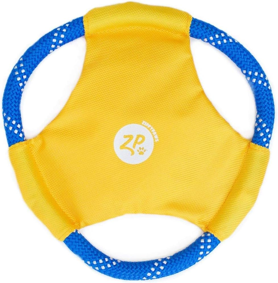 - Rope Gliderz Durable Outdoor Dog Toy Flying Disc - Yellow