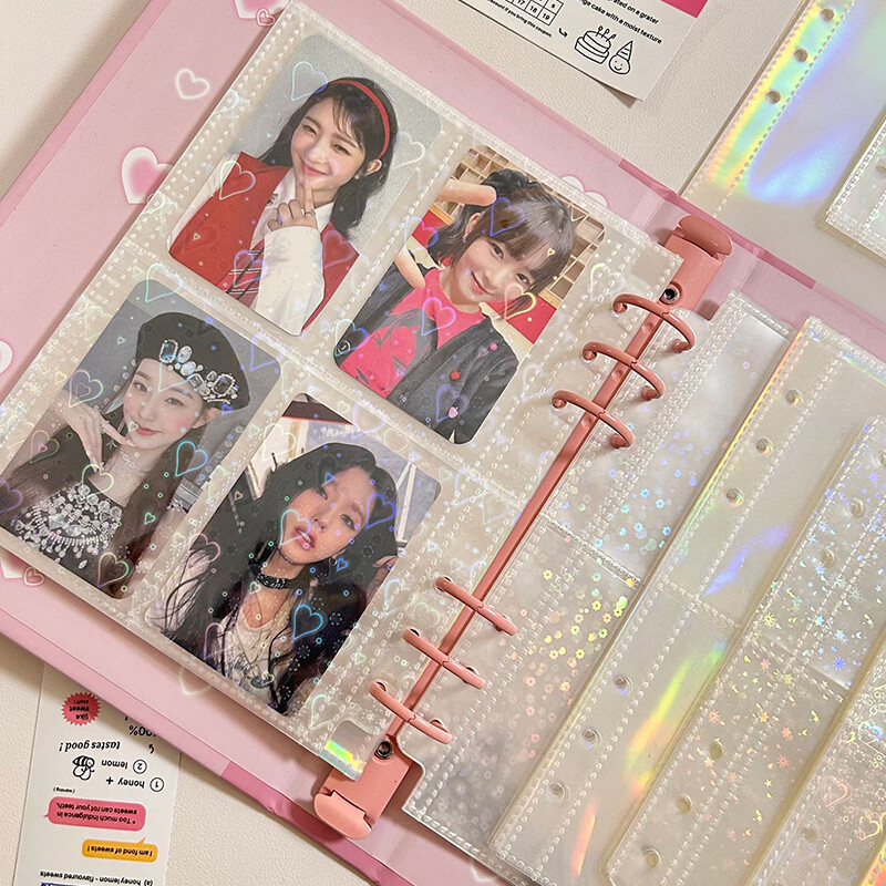 A5 Zipper Kpop Photocard Binder DIY Photocard Collect Book Photo card Album Scra