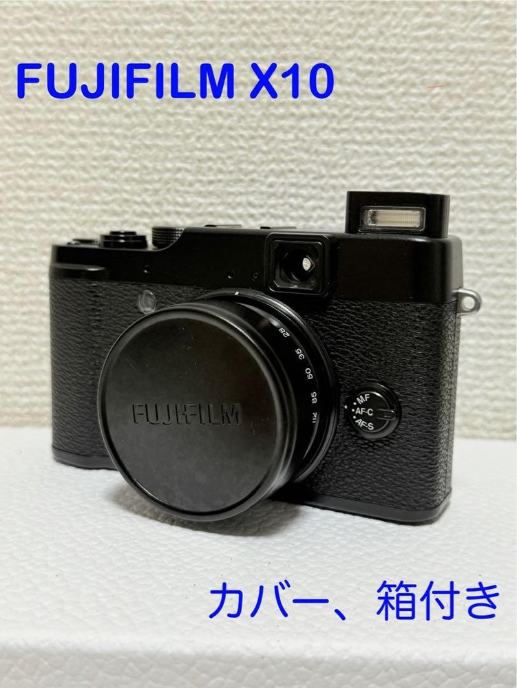 FUJIFILM X10 12MP Black Digital Camera with Premium Lens