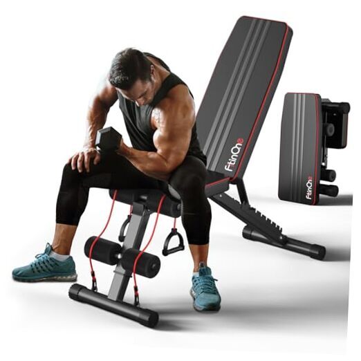 Adjustable Weight Bench, Workout Bench for Home Gym Adjustable Multi-Functional