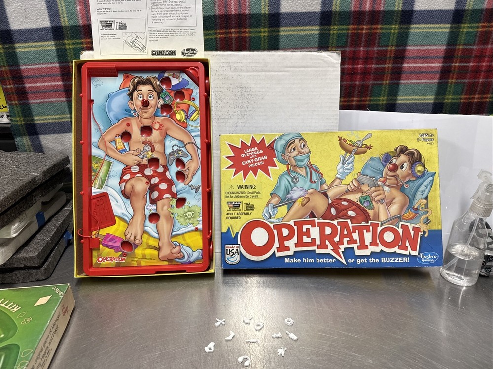Hasbro OPERATION 2012 Game Board for Kids Ages 4 and Up - Complete