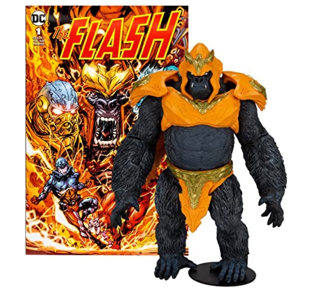 SALE!! NEW/UNOPENED  DC Direct Comic w/MEGA Figure-FLASH-GORILLA GRODD-image
